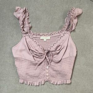 NEVER WORN. Pacsun pastel pink top.